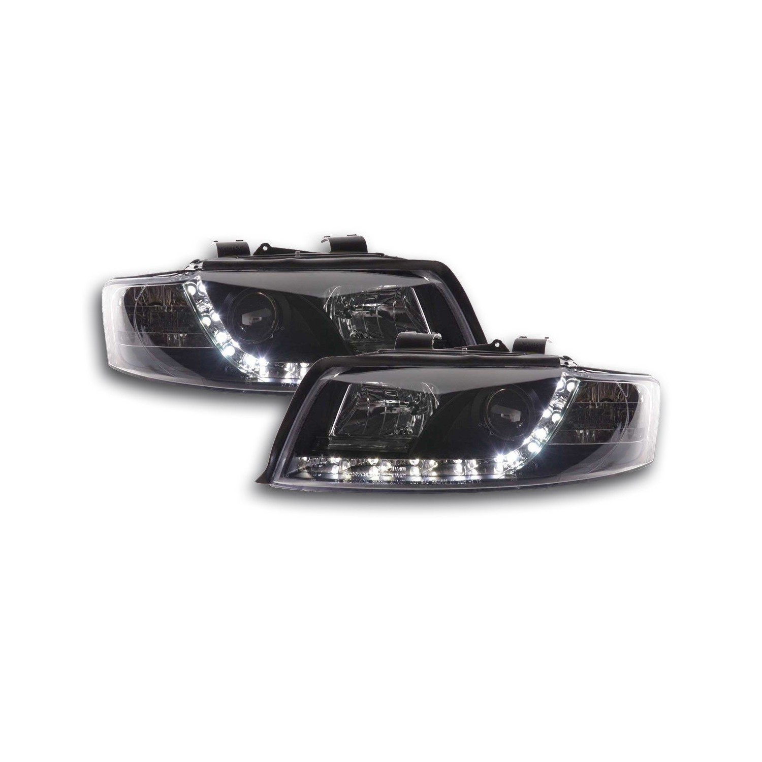 Daylight headlight LED DRL look Audi A4 type 8E 01 04 black