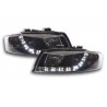 Daylight headlight LED DRL look Audi A4 type 8E 01 04 black