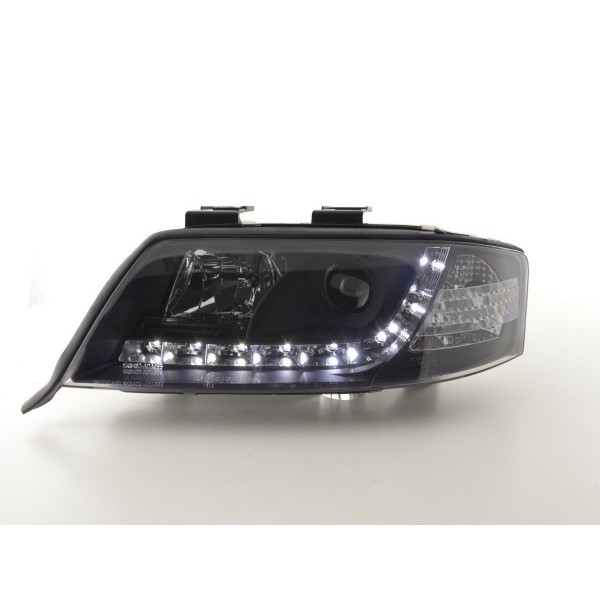 Daylight headlight LED DRL look Audi A6 type 4B 97 01 black