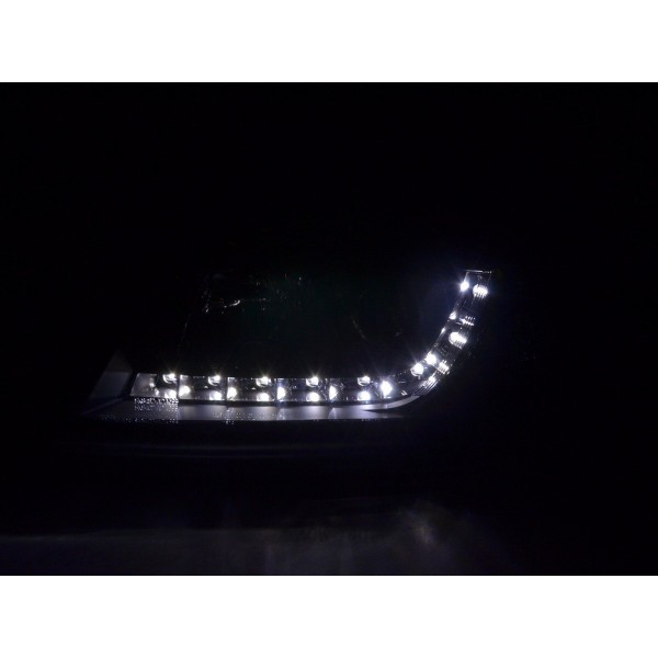 Daylight headlight LED DRL look Audi A6 type 4B 97 01 black