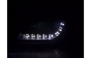 Daylight headlight LED DRL look Audi A6 type 4B 97 01 black