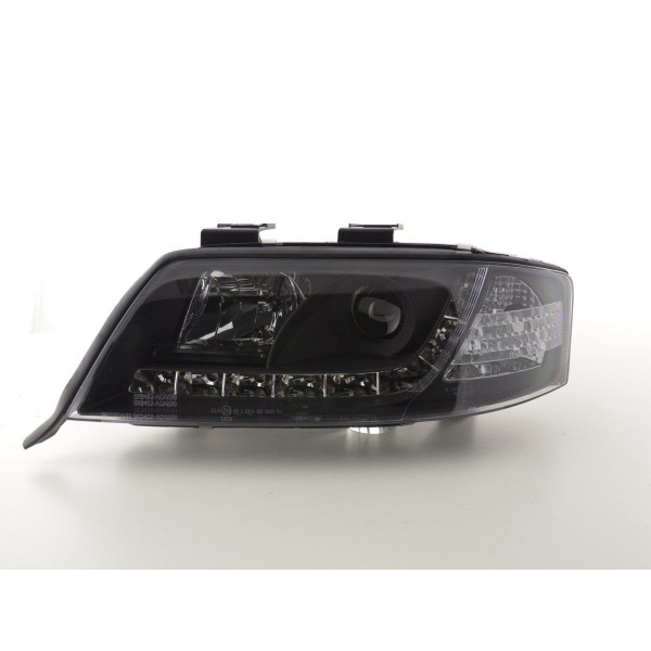 Daylight headlight LED DRL look Audi A6 type 4B 97 01 black