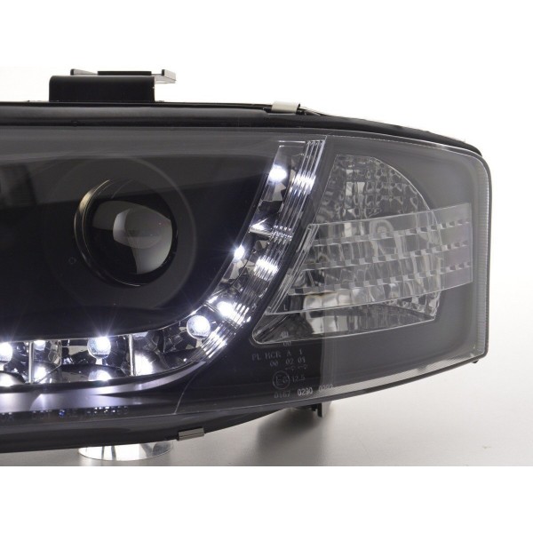 Daylight headlight LED DRL look Audi A6 type 4B 97 01 black