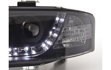 Daylight headlight LED DRL look Audi A6 type 4B 97 01 black