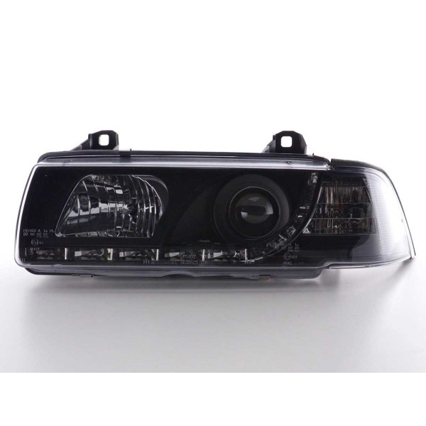 Daylight headlight LED DRL look BMW 3 series Coupe Cabrio type E36 92 98 black