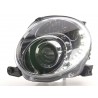 Daylight headlight LED DRL look Fiat 500 07 chrome