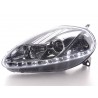 Daylight headlight LED DRL look Fiat Grande Punto type 199 05 08 chrome