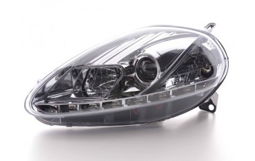 Daylight headlight LED DRL look Fiat Grande Punto type 199 05 08 chrome