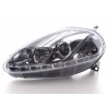 Daylight headlight LED DRL look Fiat Grande Punto type 199 08 chrome