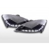 Daylight headlight LED DRL look Ford Focus 3 4 5 door 01 04 black