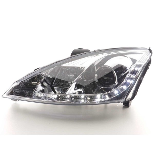 Daylight headlight LED DRL look Ford Focus 3 4 5 door 98 01 chrome