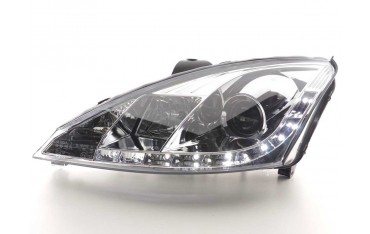 Daylight headlight LED DRL look Ford Focus 3 4 5 door 98 01 chrome