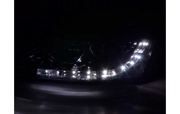 Daylight headlight LED DRL look Ford Focus 3 4 5 door 98 01 chrome