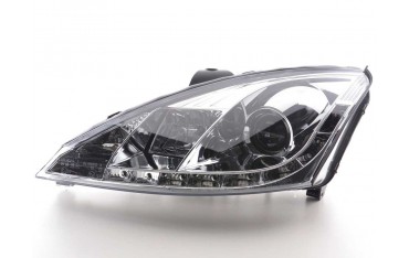 Daylight headlight LED DRL look Ford Focus 3 4 5 door 98 01 chrome