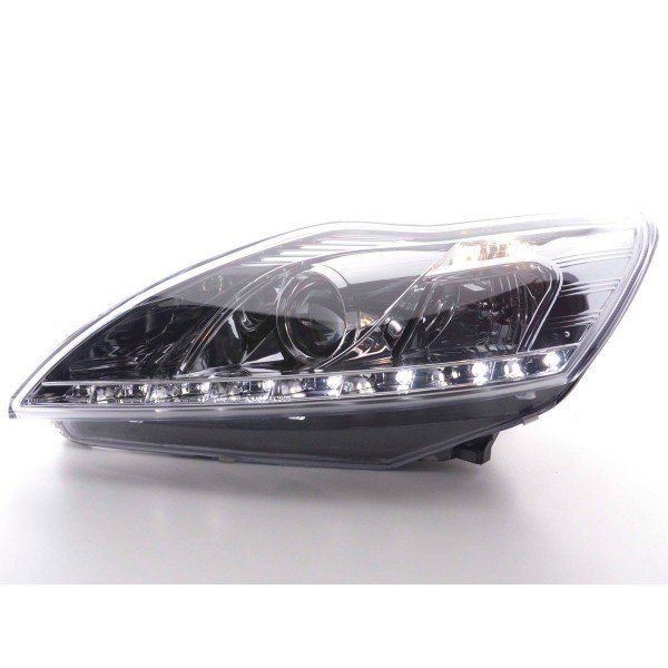Daylight headlight LED DRL look Ford Focus 3 5 door 08 chrome