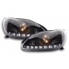 Daylight headlight LED DRL look Mercedes S Class W220 02 05 black