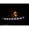 Daylight headlight LED DRL look Mercedes S Class W220 02 05 black