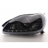Daylight headlight LED DRL look Mercedes S Class W220 02 05 black