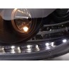 Daylight headlight LED DRL look Mercedes S Class W220 02 05 black