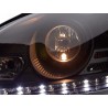 Daylight headlight LED DRL look Mercedes S Class W220 02 05 black