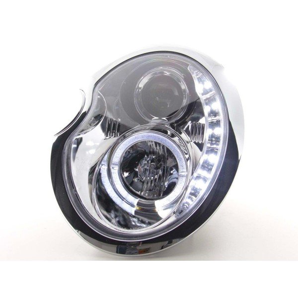 Daylight headlight LED DRL look Mini Cooper type R50 01 06 chrome