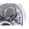 Daylight headlight LED DRL look Mini Cooper type R50 01 06 chrome
