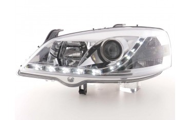 Daylight headlight LED DRL look Opel Astra G 98 03 chrome
