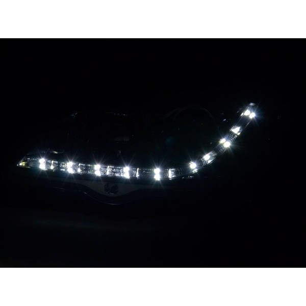 Daylight headlight LED DRL look Opel Astra G 98 03 chrome