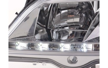 Daylight headlight LED DRL look Opel Astra G 98 03 chrome