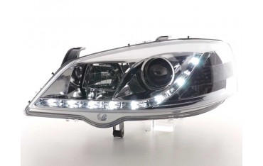 Daylight headlight LED daytime running lights Opel Astra G 98 03 chrome
