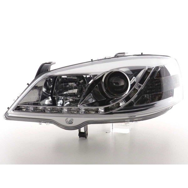 Daylight headlight LED daytime running lights Opel Astra G 98 03 chrome