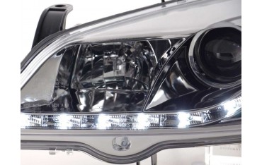 Daylight headlight LED daytime running lights Opel Astra G 98 03 chrome