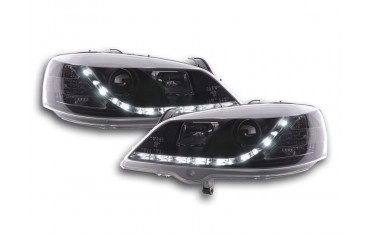 Daylight headlight LED daytime running lights Opel Astra G 98 03 black