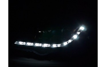 Daylight headlight LED daytime running lights Opel Astra G 98 03 black