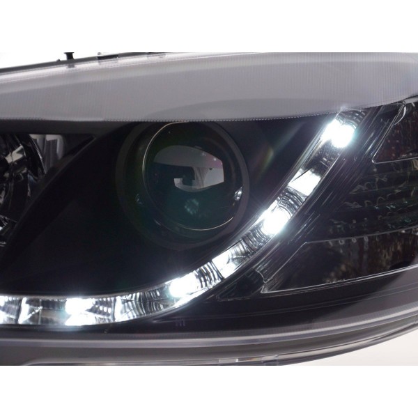 Daylight headlight LED daytime running lights Opel Astra G 98 03 black