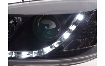 Daylight headlight LED daytime running lights Opel Astra G 98 03 black
