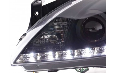 Daylight headlight LED DRL look Opel Corsa C 01 06 black