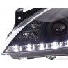Daylight headlight LED DRL look Opel Corsa C 01 06 black
