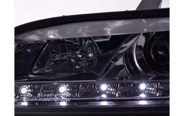 Daylight headlight LED DRL look Opel Vectra B 96 99 chrome