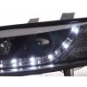 Daylight headlight LED DRL look Opel Vectra B 96 99 black