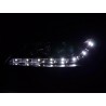 Daylight headlight LED DRL look Opel Vectra B 99 02 black