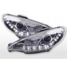 Daylight headlight LED DRL look Peugeot 206 98 chrome