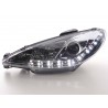 Daylight headlight LED DRL look Peugeot 206 98 chrome
