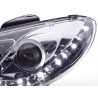 Daylight headlight LED DRL look Peugeot 206 98 chrome