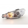 Daylight headlight LED DRL look Peugeot 206 98 05 chrome