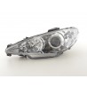 Daylight headlight LED DRL look Peugeot 206 98 05 chrome