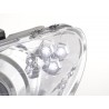 Daylight headlight LED DRL look Peugeot 206 98 05 chrome