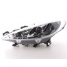 Daylight headlight LED DRL look Peugeot 207 06 chrome