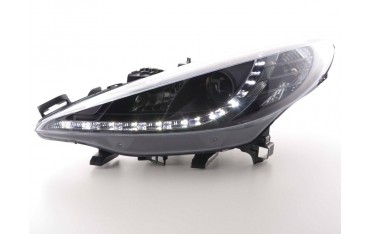Daylight headlight LED DRL look Peugeot 207 06 black