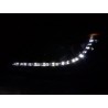 Daylight headlight LED DRL look Peugeot 207 06 black
